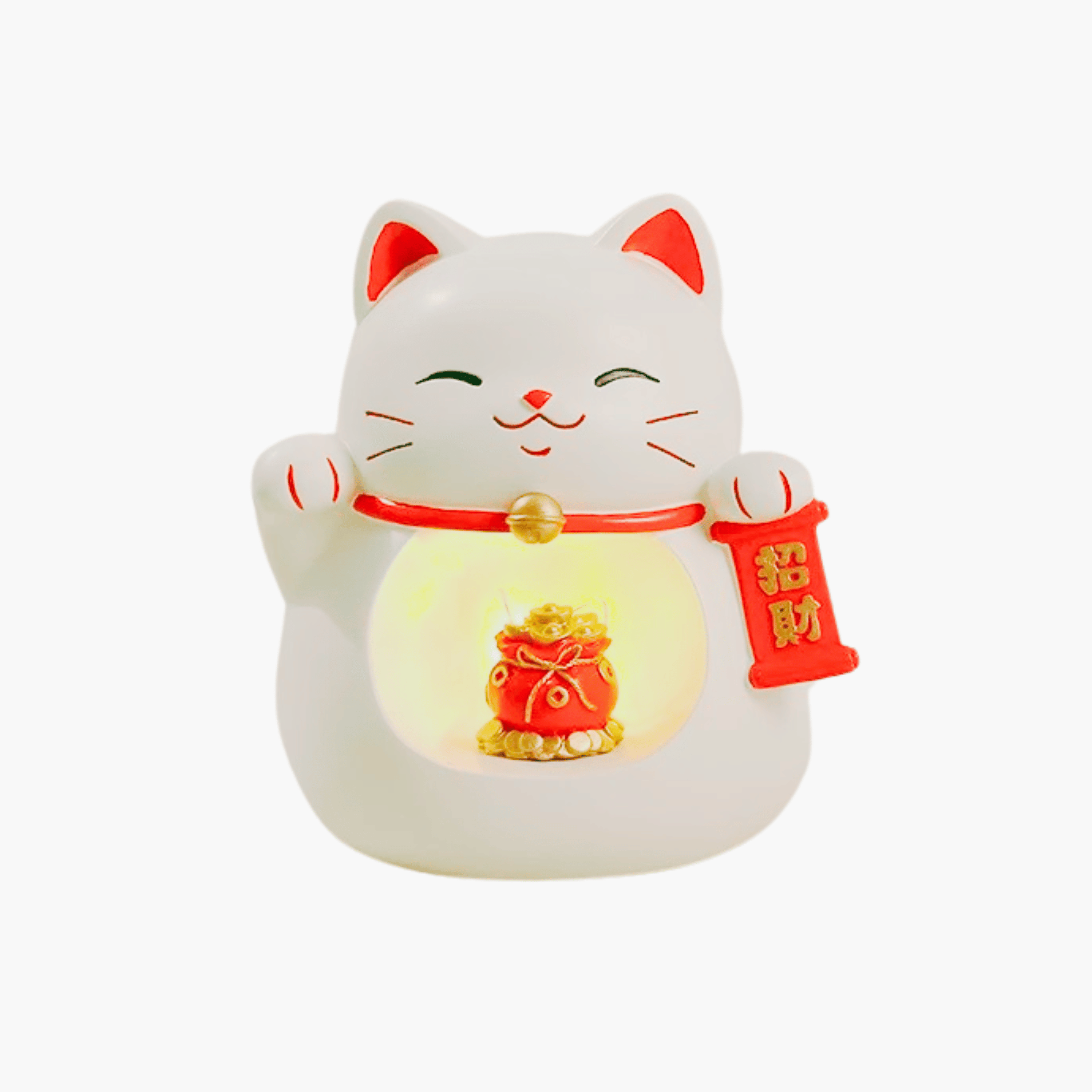 The Illuminated Fortune Cat Duo