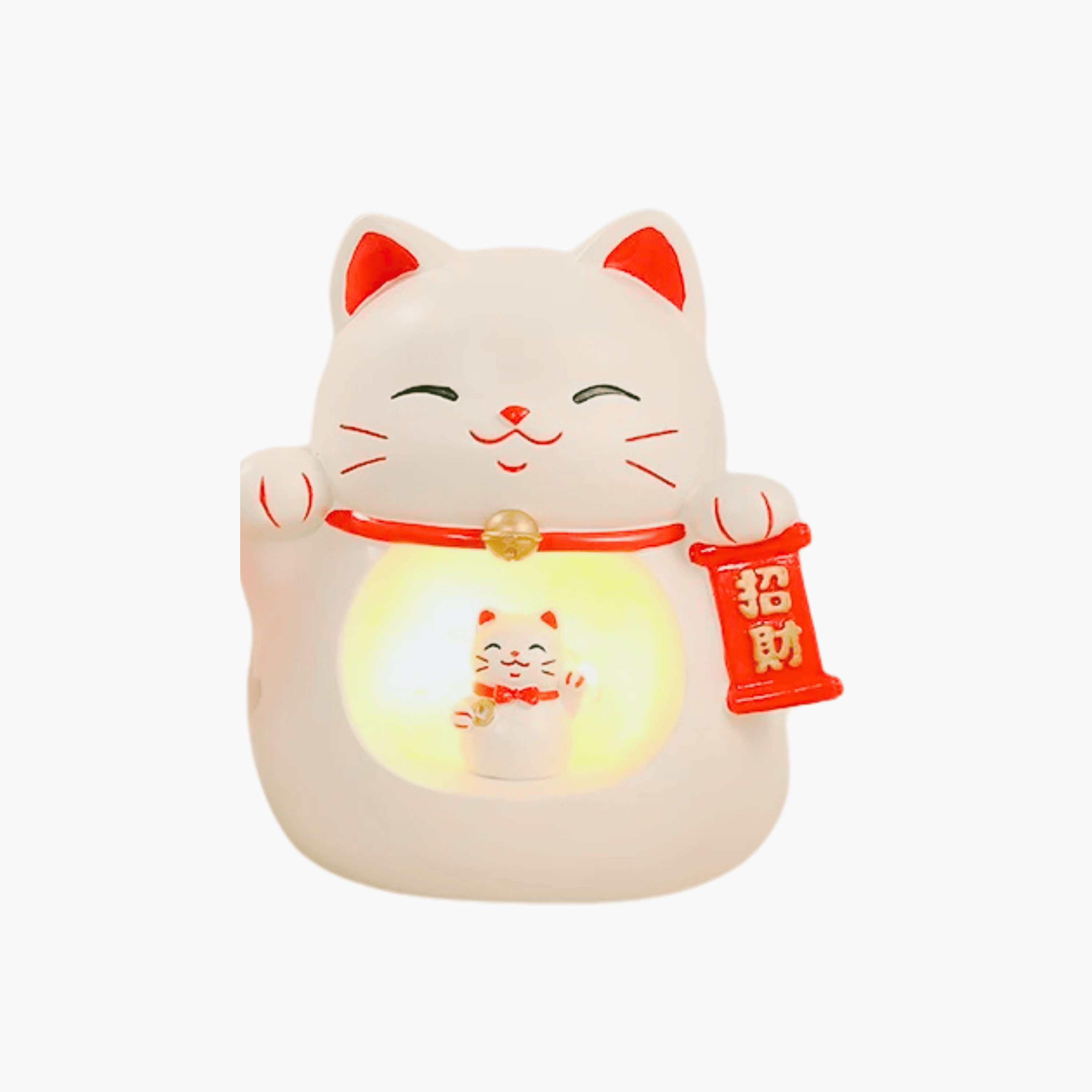 The Illuminated Fortune Cat Duo